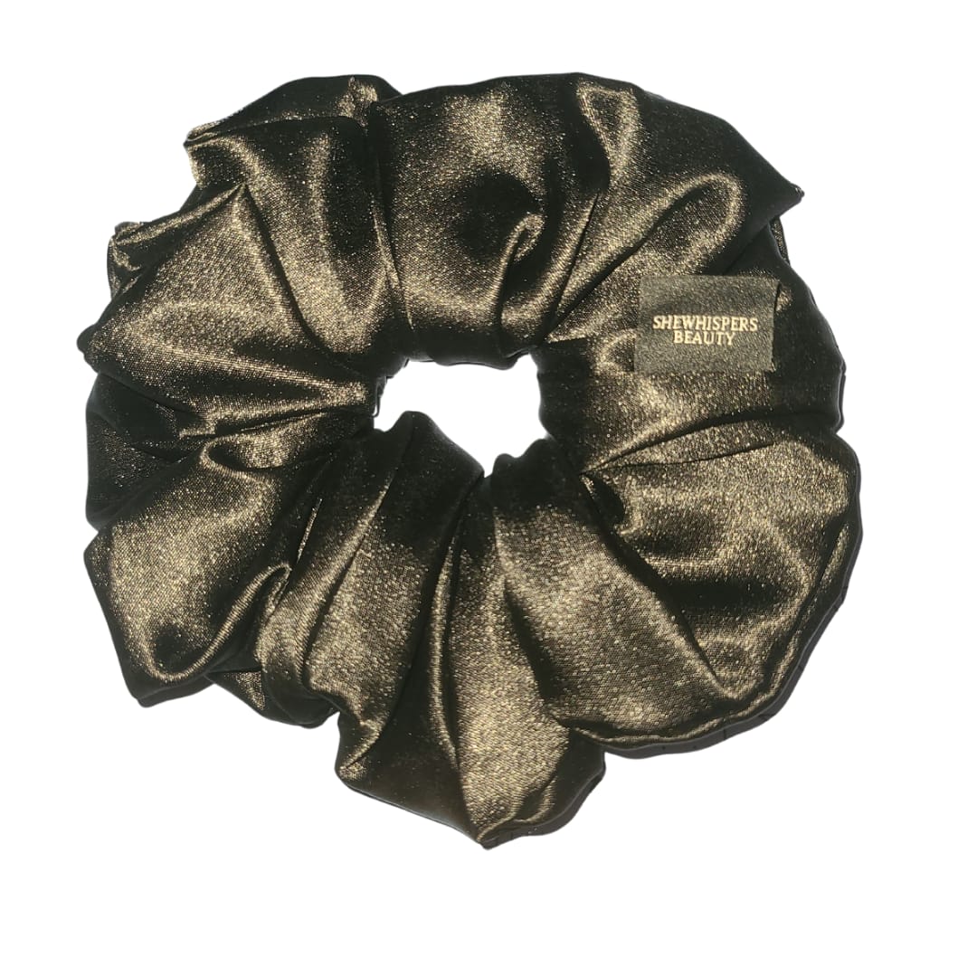 Raven| Premium Satin Scrunchie - 4 Sizes (XXS to XXL)