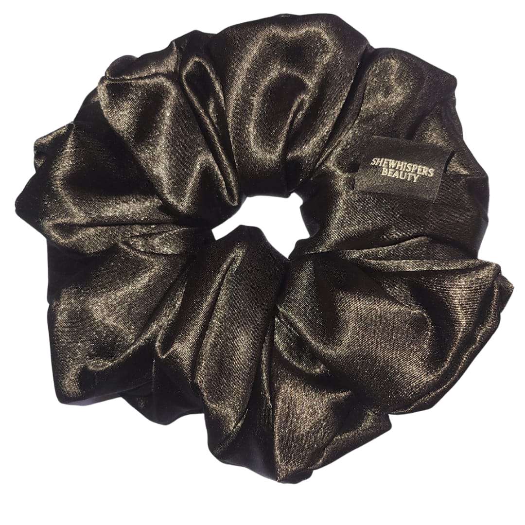 Raven| Premium Satin Scrunchie - 4 Sizes (XXS to XXL)