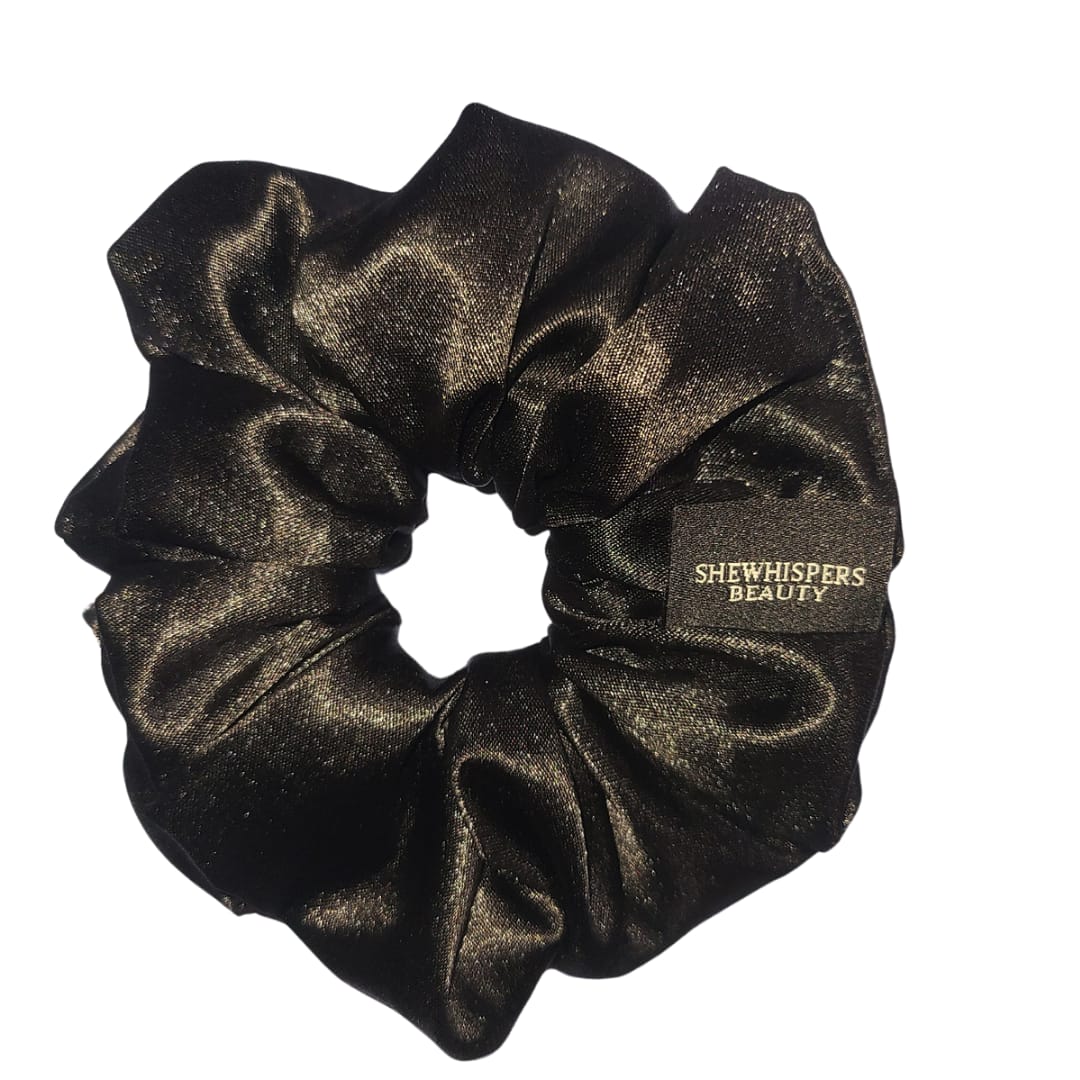 Raven| Premium Satin Scrunchie - 4 Sizes (XXS to XXL)